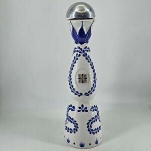 Clase Azul Reposado Tequila 15" Empty Bottle Hand Painted 750ml W Bell Lid